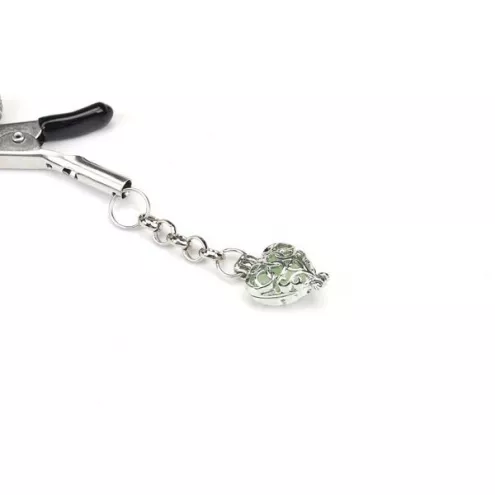 Затискачі для сосків Liebe Seele Glow-in-dark Nipple Clamps Green