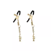 Затискачі для сосків Liebe Seele Rose Pendant Nipple Clamps Gold