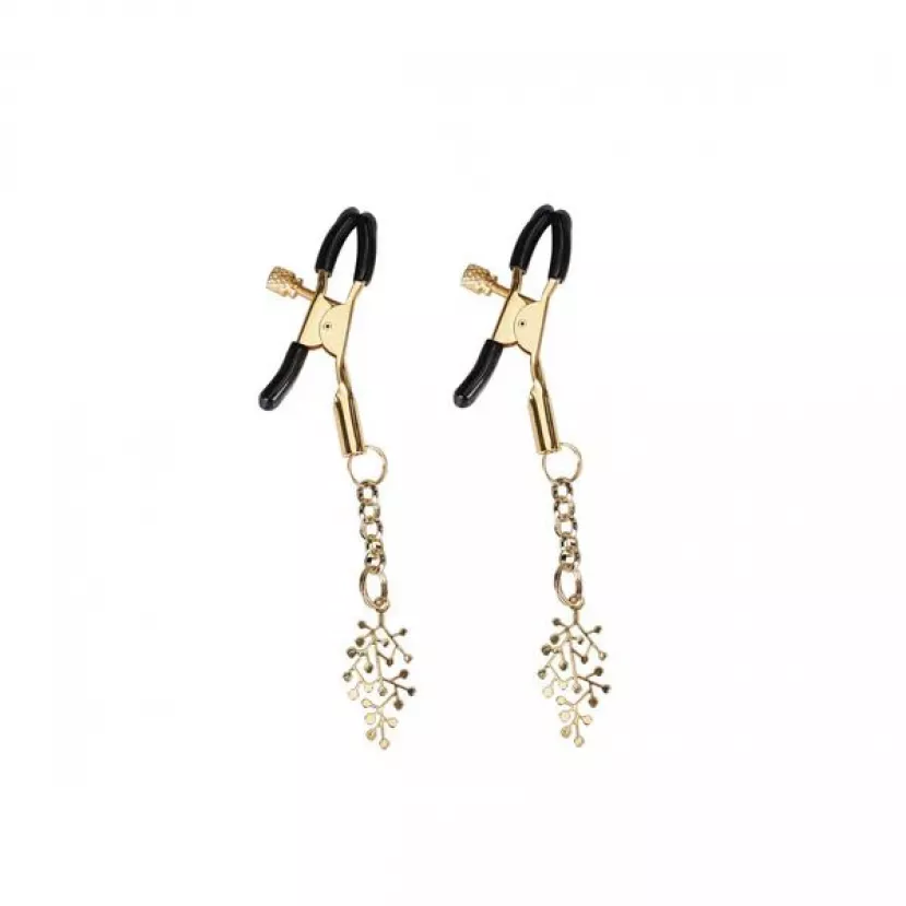 Затискачі для сосків Liebe Seele Rose Tree Nipple Clamps Gold