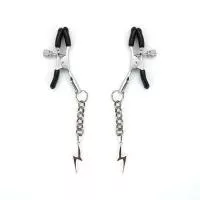 Зажимы для сосков Liebe Seele Lightning Nipple Clamps Silver