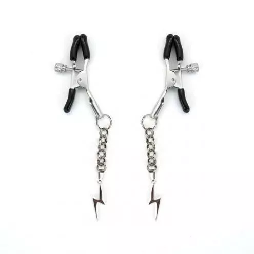 Зажимы для сосков Liebe Seele Lightning Nipple Clamps Silver
