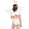 Крила ангела Leg Avenue Marabou Feather Angel Wings, справжнє пір'я