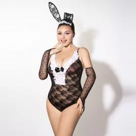 Эротический костюм зайки JSY P61101 Plus Size - 1