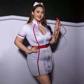 Эротический костюм медсестры JSY P61115 Plus Size - 2