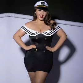 Эротический костюм морячки JSY P61118 Plus Size - 1
