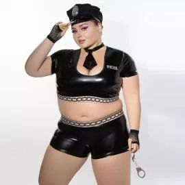 Эротический костюм полицейской JSY P61120 Plus Size - 4