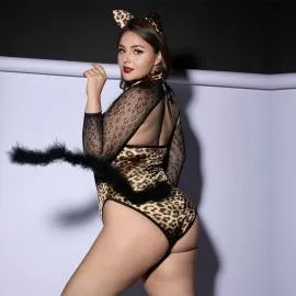 Эротический костюм кошечки JSY P61127 Plus Size - 2