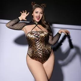 Эротический костюм кошечки JSY P61127 Plus Size - 3