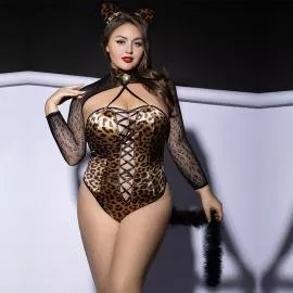Эротический костюм кошечки JSY P61127 Plus Size - 1