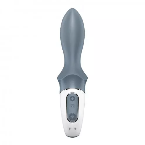 Анальный надувной вибратор Satisfyer Air Pump Booty 1, гибкий ствол