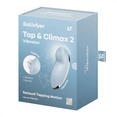 Вибростимулятор-пульсатор Satisfyer Tap Climax 2 Blue
