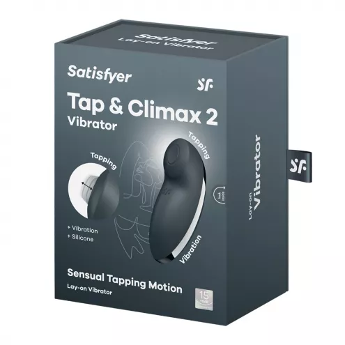Вібростимулятор-пульсатор Satisfyer Tap Climax 2 Grey