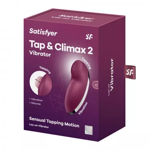 Вибростимулятор-пульсатор Satisfyer Tap Climax 2 Red
