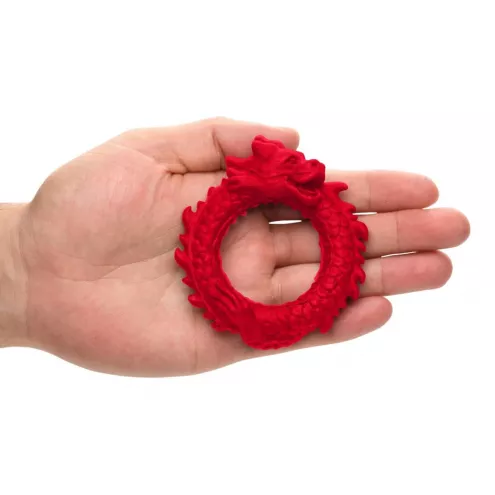 Ерекційне кільце Creature Cocks Rise of the Dragon Silicone Penis Ring - Red
