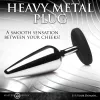 Анальна пробка Master Series Butt Slut Metal Silicone Butt Plug - Silver