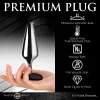 Анальна пробка Master Series Butt Slut Metal Silicone Butt Plug - Silver