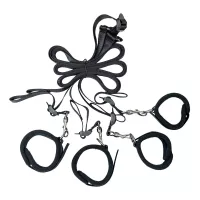 Растяжка на кровать Punishment - 5-Piece Bed Restraint Kit – Black