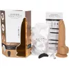 Фаллоимитатор с пульсацией Naked ADDICTION Dominic 9 Caramel