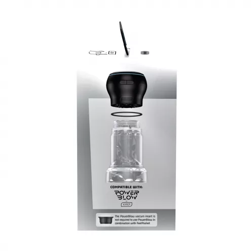 Мастурбатор Kiiroo Feel Pocket Crystal сумісний із PowerBlow