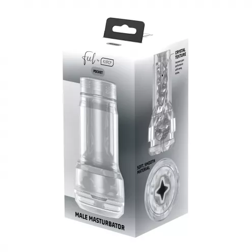 Мастурбатор Kiiroo Feel Pocket Crystal сумісний із PowerBlow