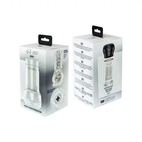 Мастурбатор Kiiroo Feel Pocket Crystal сумісний із PowerBlow