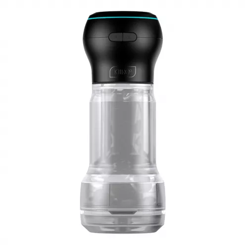 Мастурбатор Kiiroo Feel Pocket Crystal із всмоктувальною інтерактивною насадкою PowerBlow Combo Set