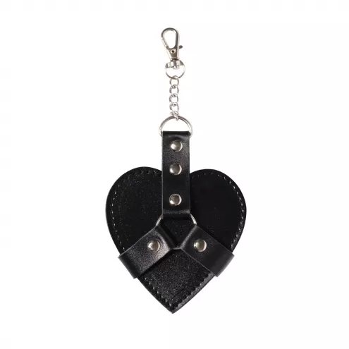 Брелок на карабине для ключей Art of Sex Chained Heart, Черный
