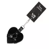 Брелок на карабине для ключей Art of Sex Chained Heart, Черный