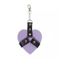 Брелок на карабине для ключей Art of Sex Chained Heart, Лаванда