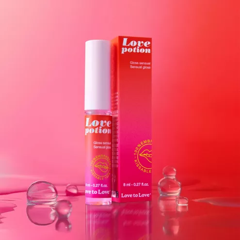 Стимулюючий блиск для губ Love To Love Love Potion - Gloss Sensuel 8 мл