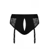 Мереживні труси для страпону з підв'язками для панчох Strap-On-Me DIVA HARNESS - XS