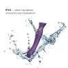 Смартвибратор Zalo — Queen Twilight Purple, пульсирующая жемчужина, кристалл Swarovski