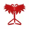Женская портупея Art of Sex - Wings красная L-2XL