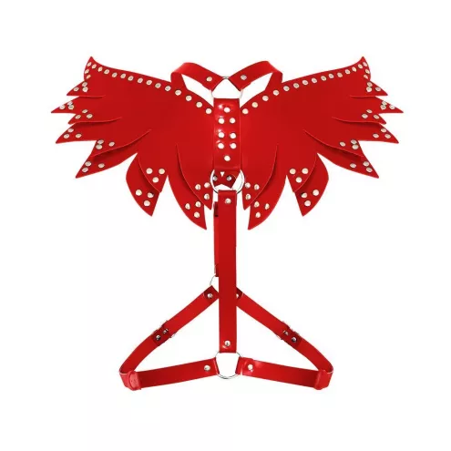 Женская портупея Art of Sex - Wings красная L-2XL