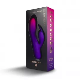 Вібратор-кролик Rocks Off Glo Girl - Rabbit - 4