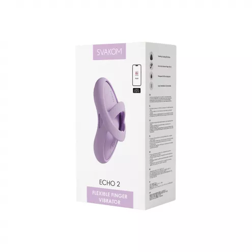 Кліторальний вібратор Svakom Echo 2 Pink Lilac