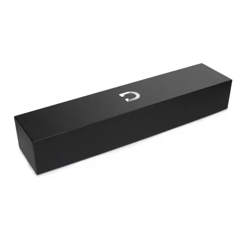 Преміальний вібромасажер DOXY Die Cast матово-чорний, з покриттям із 24-каратного золота