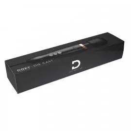 Премиальный вибромассажер DOXY Die Cast матово-черный, с покрытием из 24-каратного золота - 6