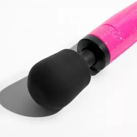 Вибромассажер DOXY Die Cast Massager Hot Pink, очень мощный, питание 220В, металлический корпус - 2