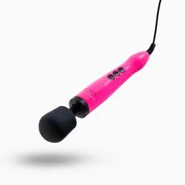 Вибромассажер DOXY Die Cast Massager Hot Pink, очень мощный, питание 220В, металлический корпус - 5