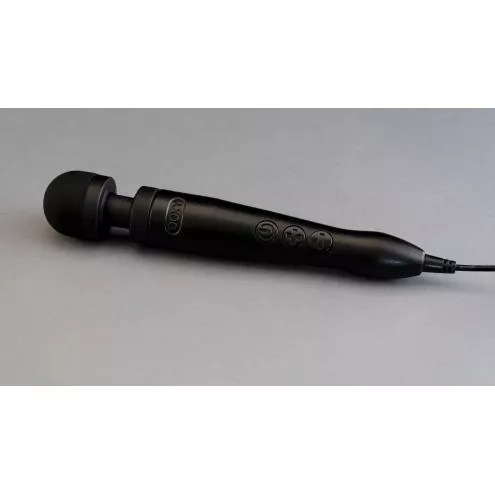 Вібромасажер DOXY Die Cast 3 Matt Black, дуже потужний, живлення 220В, металевий корпус