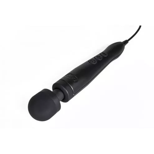 Вібромасажер DOXY Die Cast 3 Matt Black, дуже потужний, живлення 220В, металевий корпус