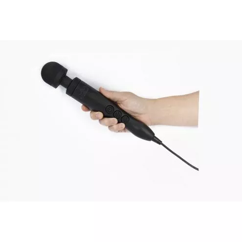 Вібромасажер DOXY Die Cast 3 Matt Black, дуже потужний, живлення 220В, металевий корпус