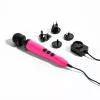 Вібромасажер DOXY Die Cast 3 Hot Pink, дуже потужний, живлення 220В, металевий корпус