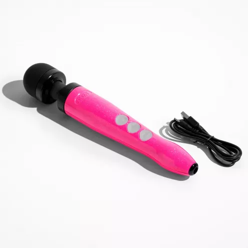 Вібромасажер DOXY Die Cast 3R Hot Pink, дуже потужний, перезаряджуваний, металевий корпус