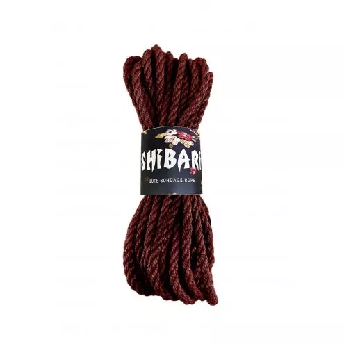 Джутовая веревка для шибари Feral Feelings Shibari Rope, 8 м коричневая