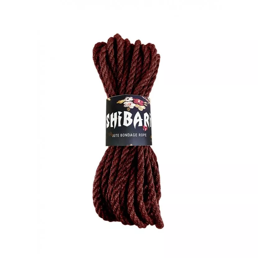 Джутовая веревка для шибари Feral Feelings Shibari Rope, 8 м коричневая