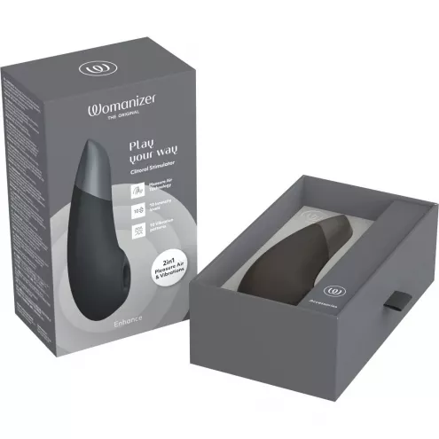 Вакуумный клиторальный стимулятор Womanizer Enhance Black