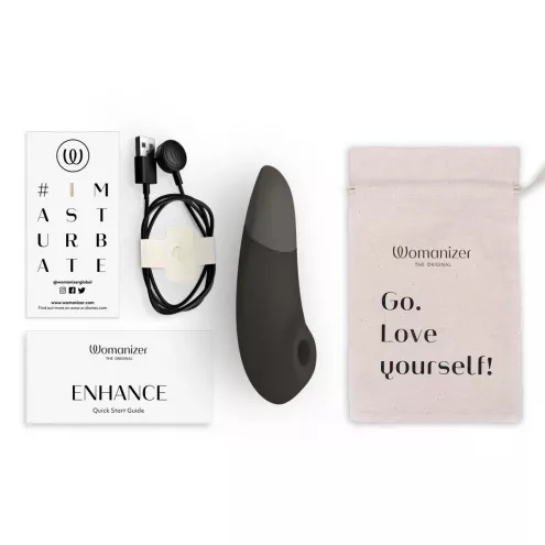 Вакуумный клиторальный стимулятор Womanizer Enhance Black