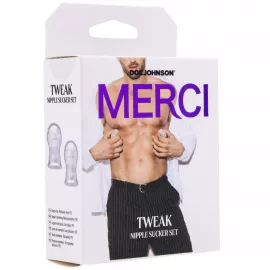 Присоски для сосков Doc Johnson Merci - Tweak - Nipple Sucker Set - 2